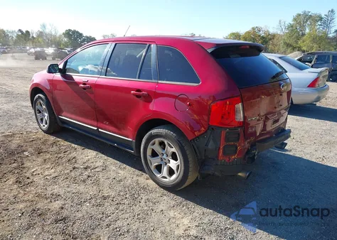 2013 Ford Edge Sel z USA, uszkodzony, nr VIN 2FMDK3J97DBC25347